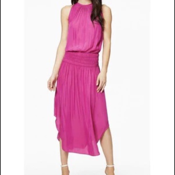 Shiny Audrey Dress - Berry Pink - Picture 7 of 7